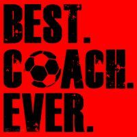 Best Coach Ever Soccer Coach Retro Santa Hat thumb 1