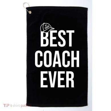Best Coach Ever Sports Golf Towel