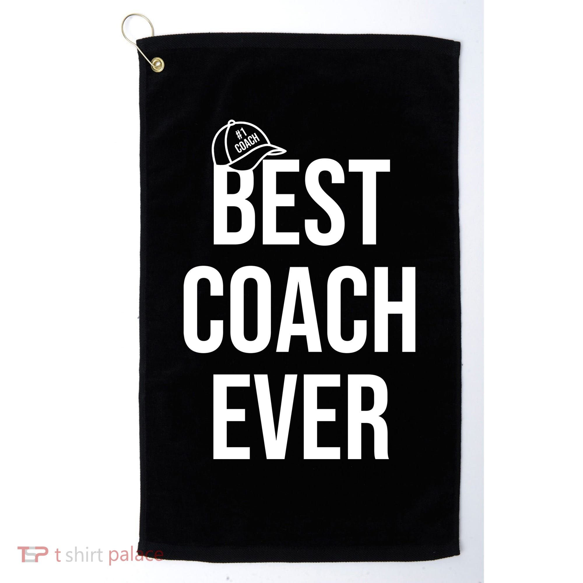 Best Coach Ever Sports Golf Towel