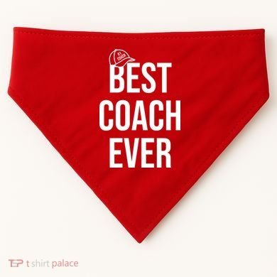 Best Coach Ever Sports USA-Made Doggie Bandana