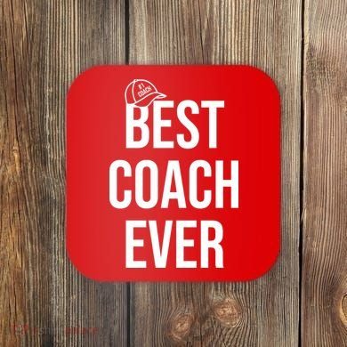 Best Coach Ever Sports Coaster