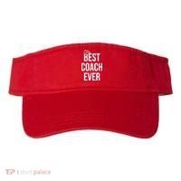 Best Coach Ever Sports Visor thumb 0