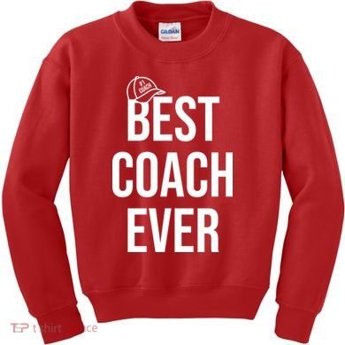 Best Coach Ever Sports Kids Sweatshirt