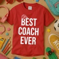 Best Coach Ever Sports Kids T-Shirt thumb 3