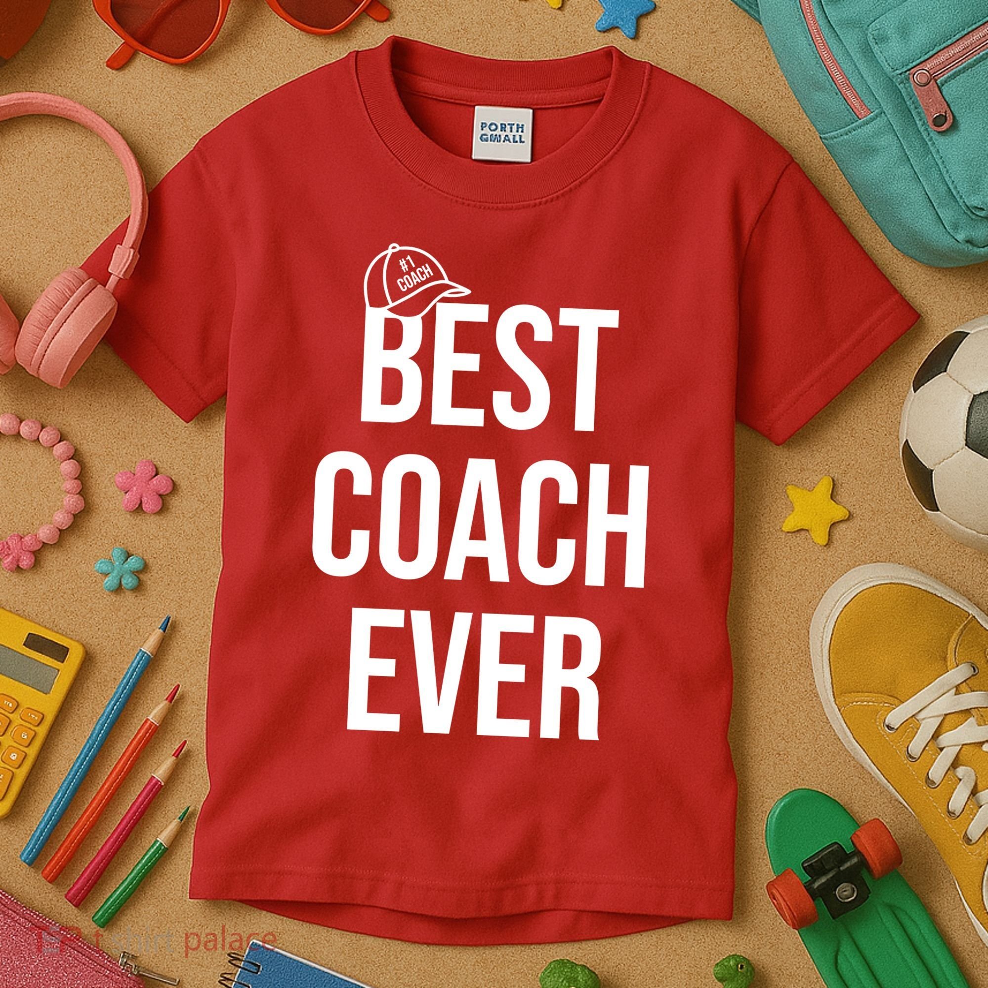 Best Coach Ever Sports Kids T-Shirt