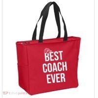 Best Coach Ever Sports Tote Bag thumb 2