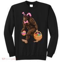 Bigfoot Carring Eggs Easter Bigfoot Easter Costume Sweatshirt thumb 0