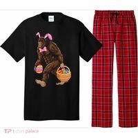 Bigfoot Carring Eggs Easter Bigfoot Easter Costume Pajama Set thumb 0