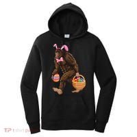 Bigfoot Carring Eggs Easter Bigfoot Easter Costume Women's Hoodie thumb 0