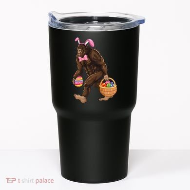 Bigfoot Carring Eggs Easter Bigfoot Easter Costume Tumbler