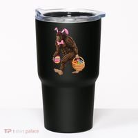 Bigfoot Carring Eggs Easter Bigfoot Easter Costume Tumbler thumb 0