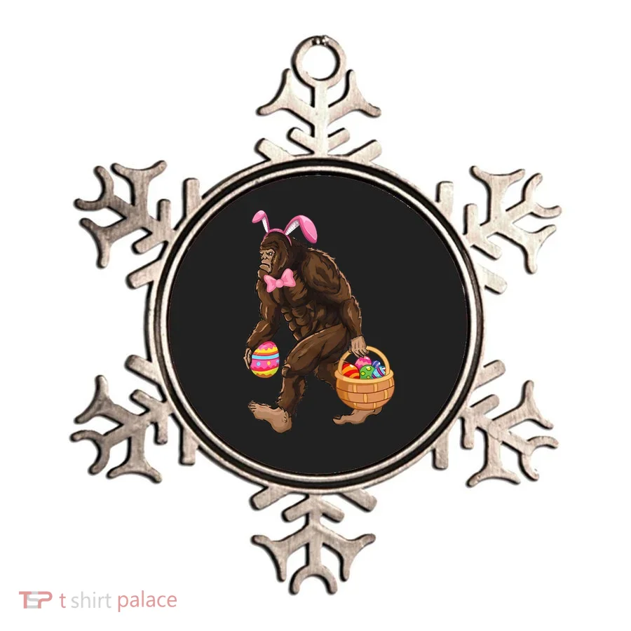 Bigfoot Carring Eggs Easter Bigfoot Easter Costume Ornament