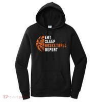 Basketball Coach Eat Sleep Basketball Repeat Women's Hoodie thumb 0
