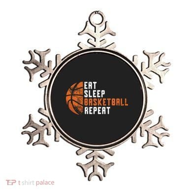 Basketball Coach Eat Sleep Basketball Repeat Ornament
