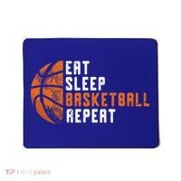 Basketball Coach Eat Sleep Basketball Repeat Mousepad thumb 0