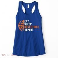 Basketball Coach Eat Sleep Basketball Repeat Women's Tank Top thumb 0