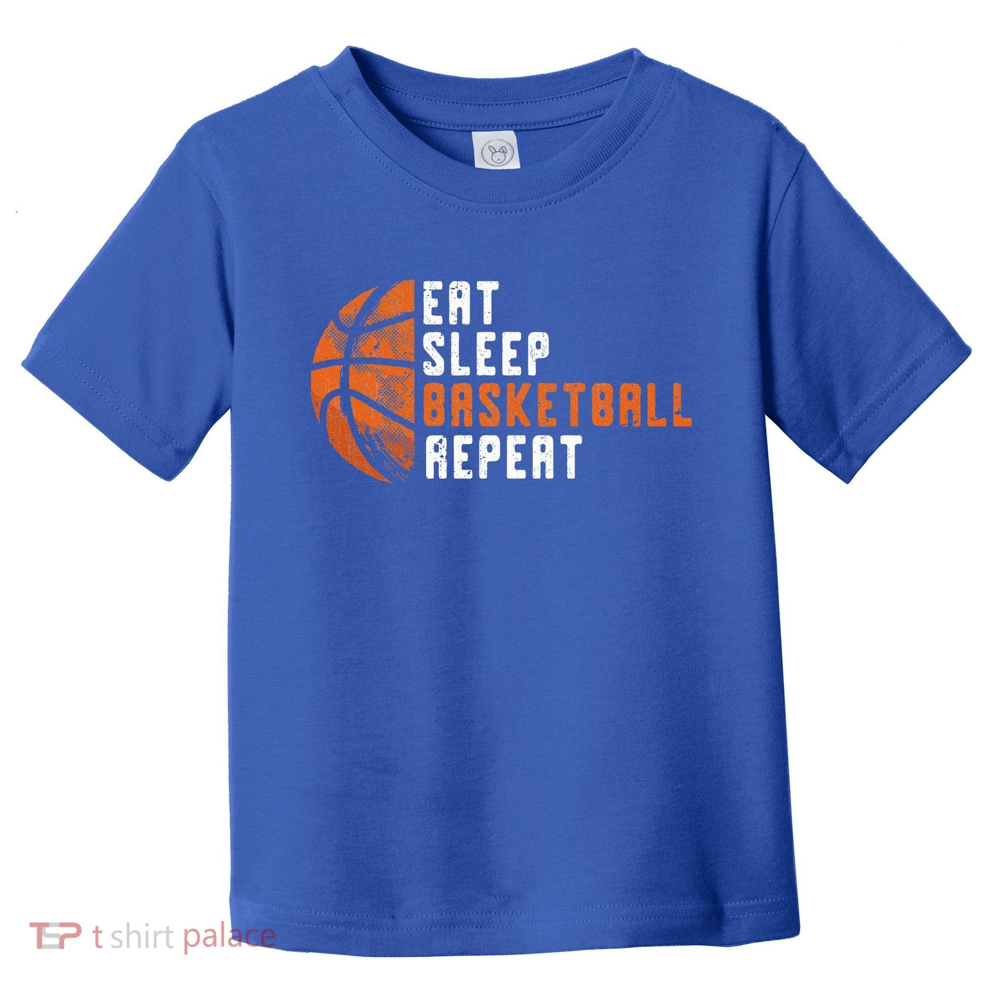 Basketball Coach Eat Sleep Basketball Repeat Toddler T-Shirt
