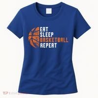 Basketball Coach Eat Sleep Basketball Repeat Women's T-Shirt thumb 0