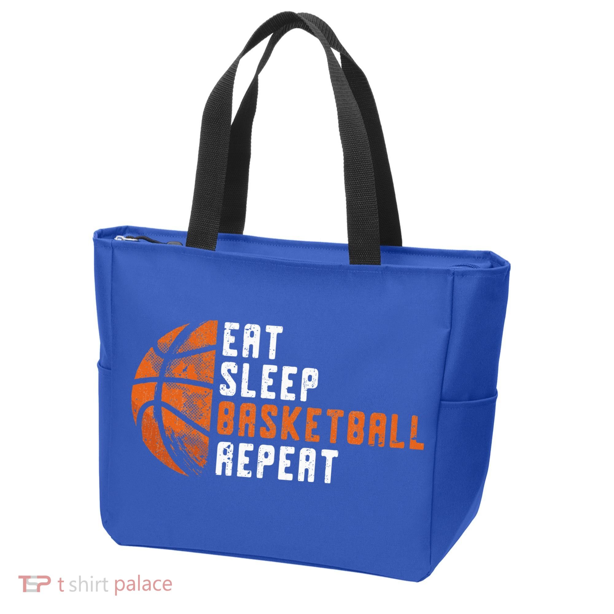 Basketball Coach Eat Sleep Basketball Repeat Tote Bag