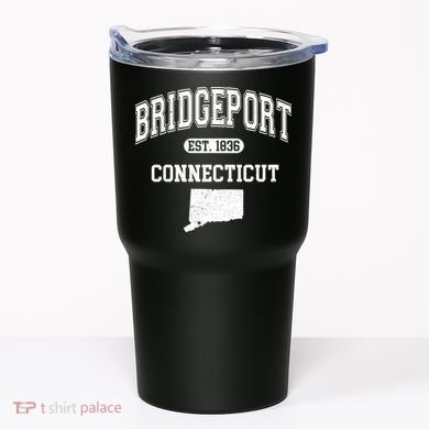 Bridgeport Connecticut Est. 1836 Varsity Tumbler
