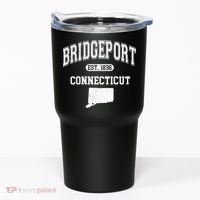 Bridgeport Connecticut Est. 1836 Varsity Tumbler thumb 0