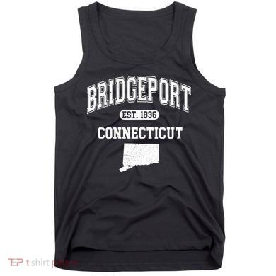 Bridgeport Connecticut Est. 1836 Varsity Tank Top