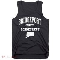 Bridgeport Connecticut Est. 1836 Varsity Tank Top thumb 0