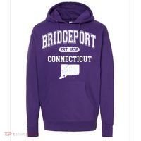 Bridgeport Connecticut Est. 1836 Varsity Hoodie thumb 0