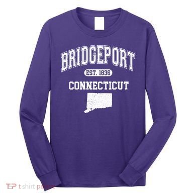 Bridgeport Connecticut Est. 1836 Varsity Long Sleeve Shirt