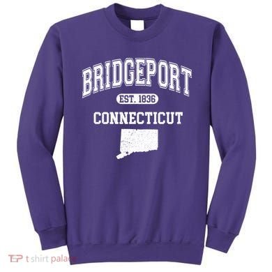 Bridgeport Connecticut Est. 1836 Varsity Sweatshirt