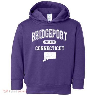 Bridgeport Connecticut Est. 1836 Varsity Toddler Hoodie