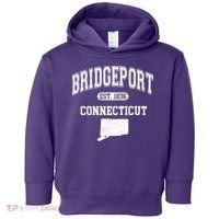 Bridgeport Connecticut Est. 1836 Varsity Toddler Hoodie thumb 0