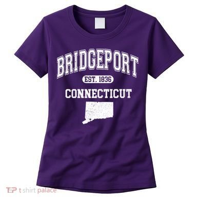Bridgeport Connecticut Est. 1836 Varsity Women's T-Shirt