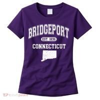 Bridgeport Connecticut Est. 1836 Varsity Women's T-Shirt thumb 0