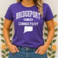 Bridgeport Connecticut Est. 1836 Varsity Women's T-Shirt thumb 2