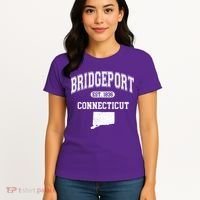Bridgeport Connecticut Est. 1836 Varsity Women's T-Shirt thumb 4