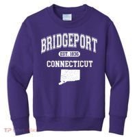 Bridgeport Connecticut Est. 1836 Varsity Kids Sweatshirt thumb 0