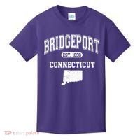 Bridgeport Connecticut Est. 1836 Varsity Kids T-Shirt thumb 0