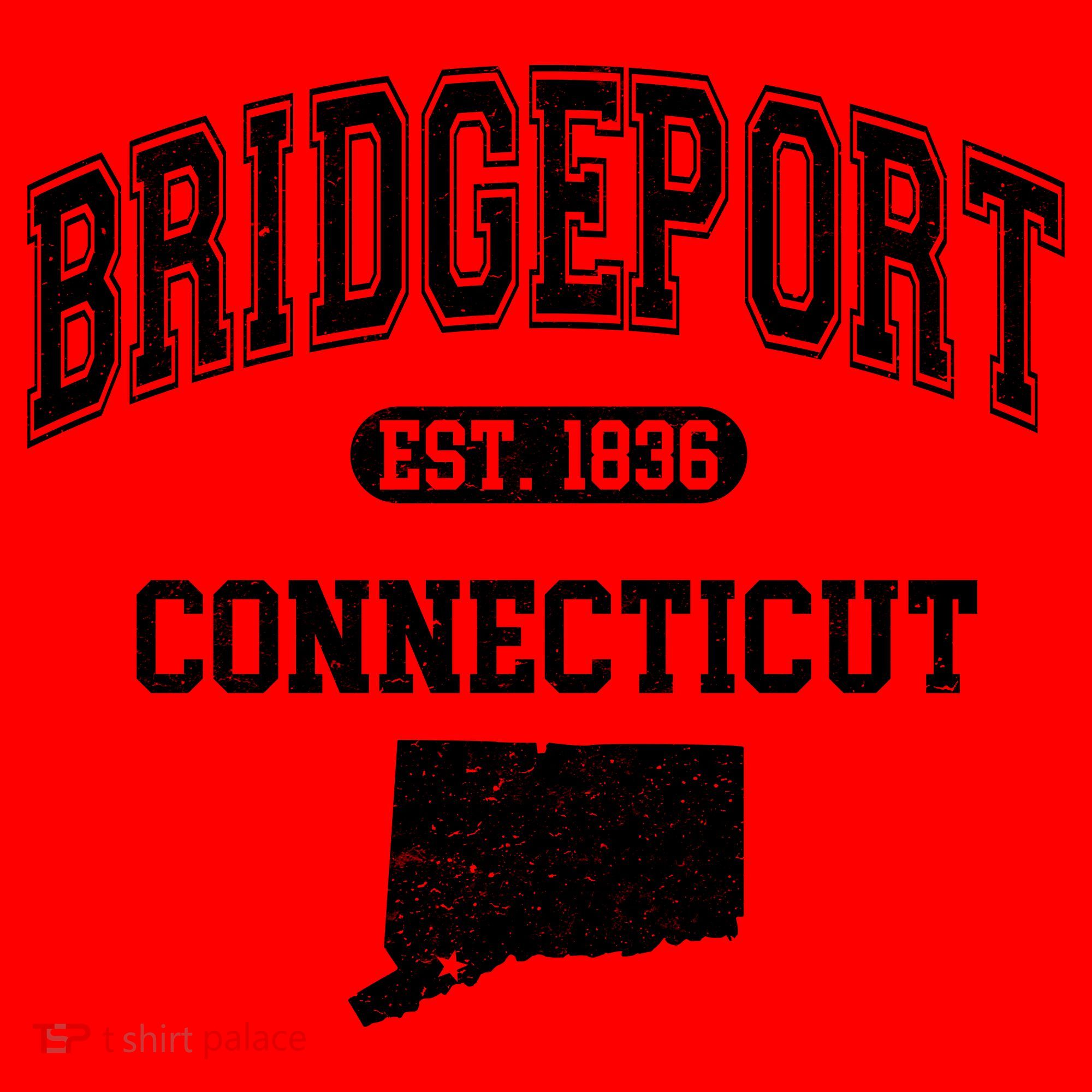 Bridgeport Connecticut Est. 1836 Varsity Santa Hat