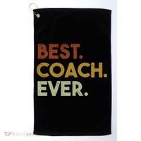 Best Coach Ever Gift For Sports Coach Gift Golf Towel thumb 0