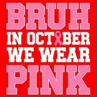 Breast Cancer For Bruh In October Wear Santa Hat thumb 1