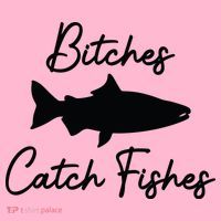 Bitches Catch Fishes Coaster thumb 2