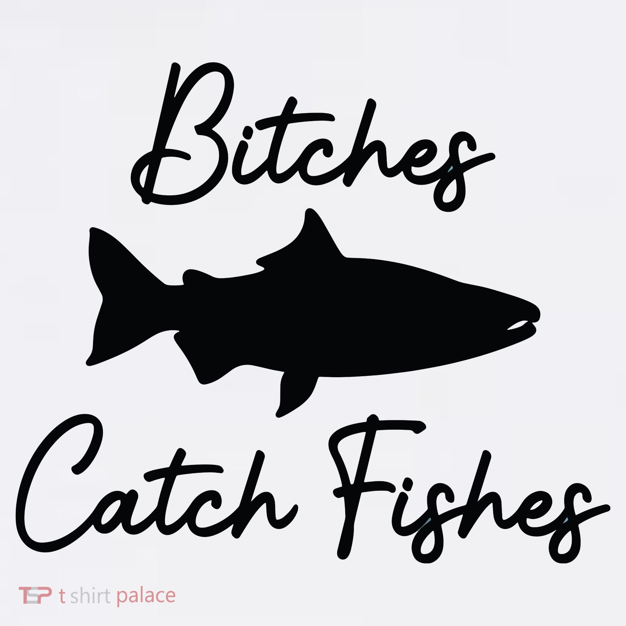 Bitches Catch Fishes Kids Long Sleeve Shirt
