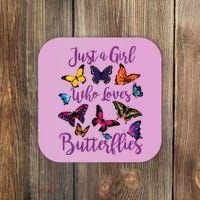 Butterfly Collection For Who Loves Butterflies Gift Coaster thumb 0