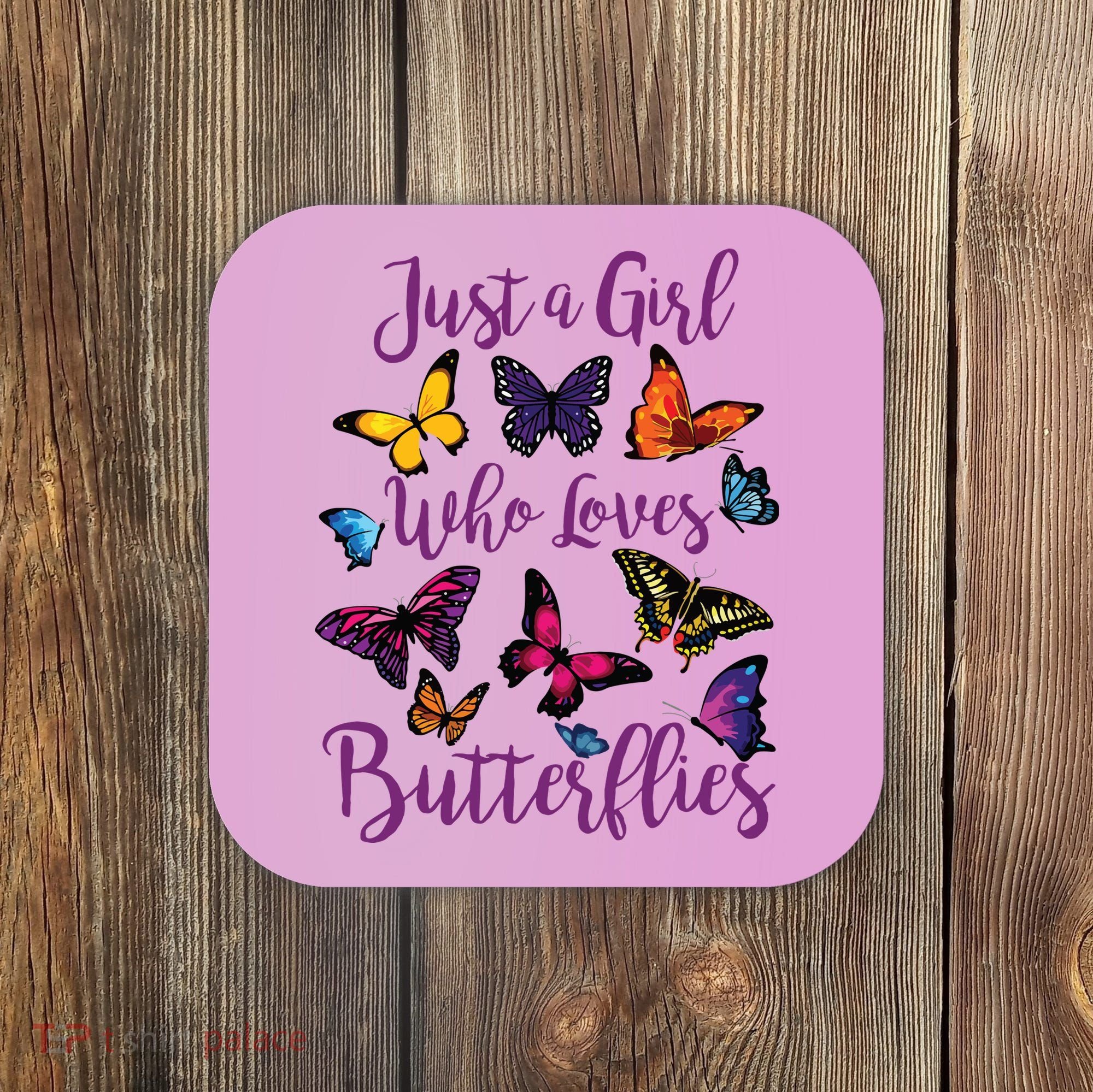 Butterfly Collection For Who Loves Butterflies Gift Coaster