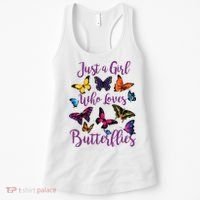 Butterfly Collection For Who Loves Butterflies Gift Women's Tank Top thumb 0