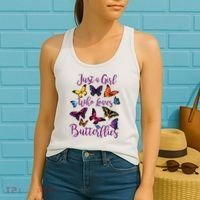 Butterfly Collection For Who Loves Butterflies Gift Women's Tank Top thumb 2