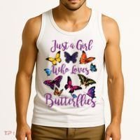 Butterfly Collection For Who Loves Butterflies Gift Tank Top thumb 3
