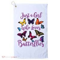 Butterfly Collection For Who Loves Butterflies Gift Golf Towel thumb 0