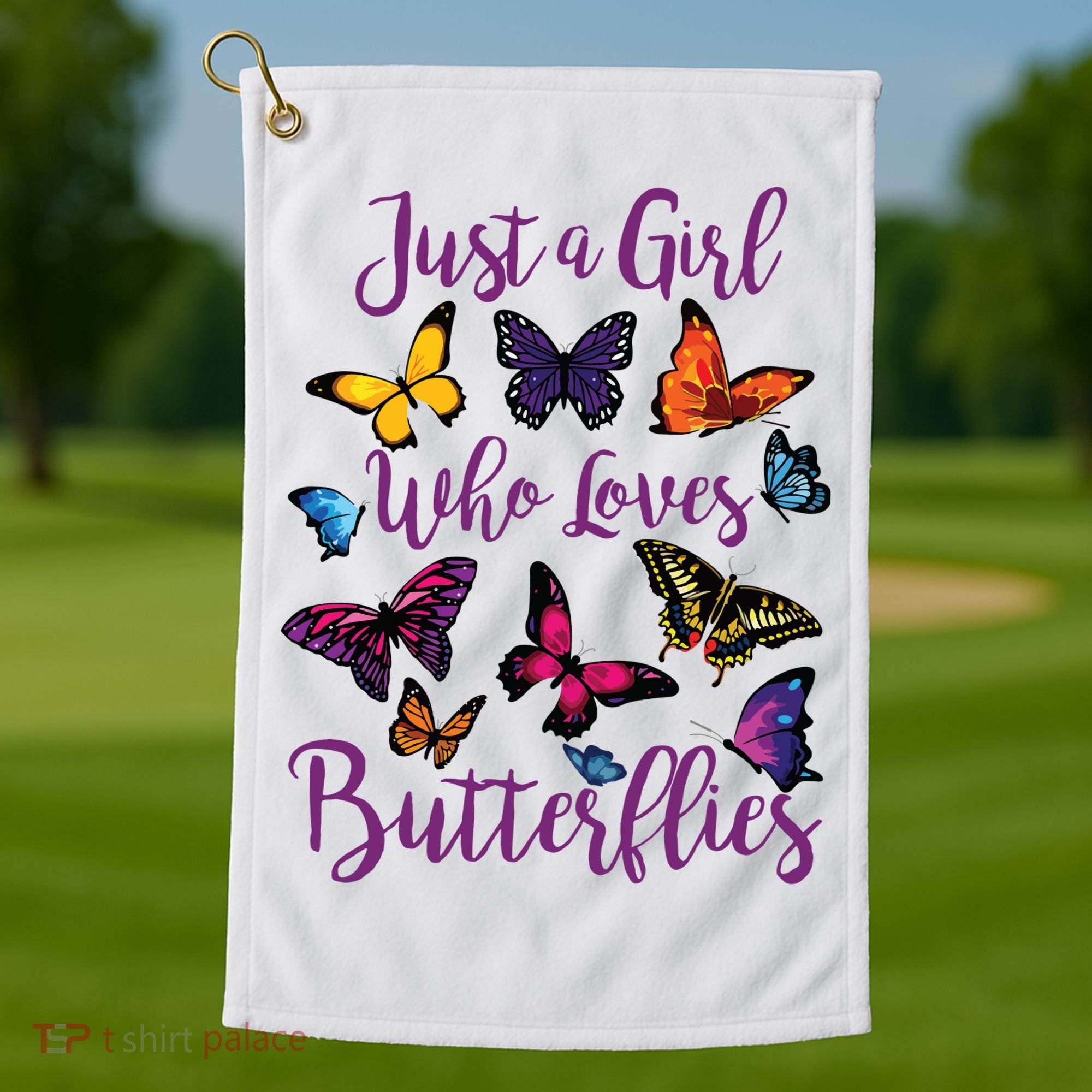 Butterfly Collection For Who Loves Butterflies Gift Golf Towel